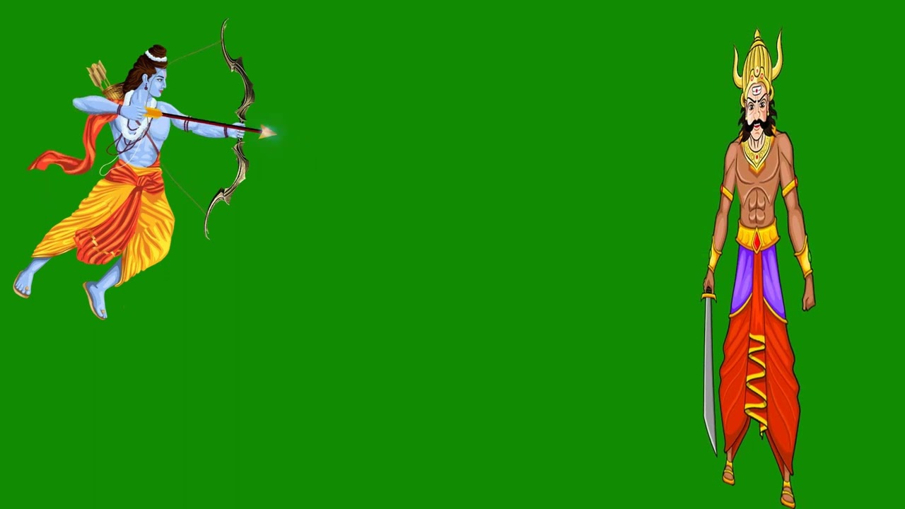 Ravan Dahan Free Green Screen Video | Dussehra | Vijayadashami