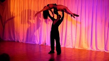 Gilson & Natasha show @ Salsa & ZOUK Beach Festival 2012