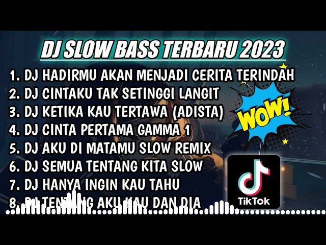 DJ SLOW FULL BASS TERBARU 2023 || DJ TUJUH SAMUDERA (GAMMA 1) ♫ REMIX FULL ALBUM TERBARU 2023 class=