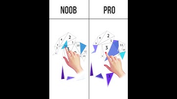 Artbook: Poly by Number - Noob vs. Pro Gameplay Comparison! #artbook   #mobilegaming  #polybynumber