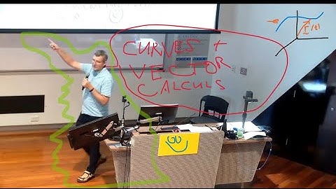 Introduction to the Vector Calculus of Parametrize Curves. Learn with Dr Chris Tisdell