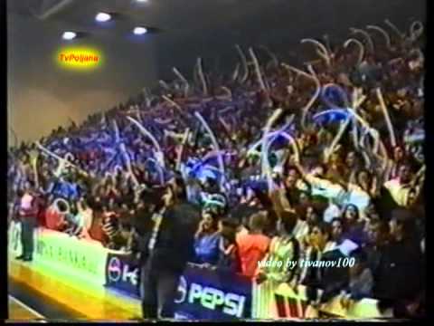 KK ZADAR - KK ZAGREB (1998) - atmosfera i slavlje u Jazinama
