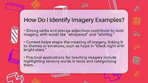 How Do I Identify Imagery Examples? - The Prose Path