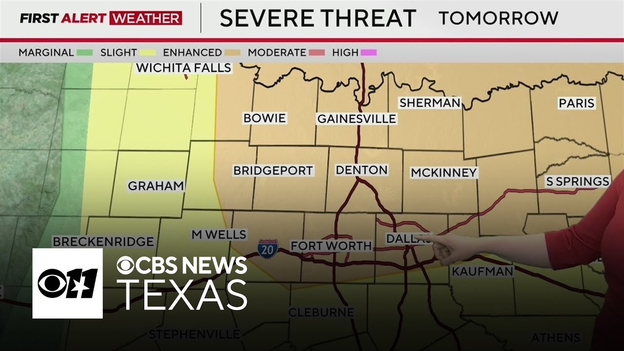 Large hail, damaging wind threat continues as severe storms hit North ...