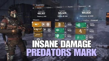 The Divison - Predator mark gameplay 1.6.1