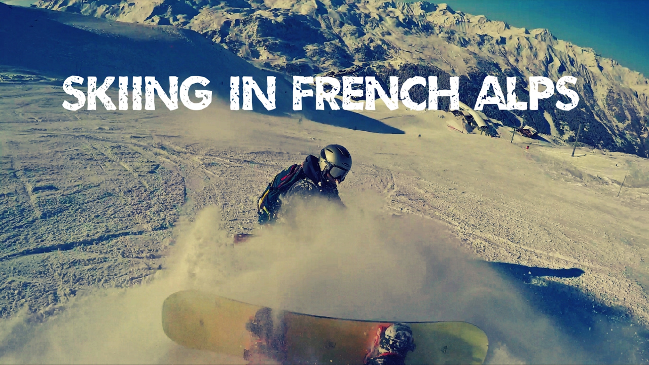 Skiing In French Alps YouTube