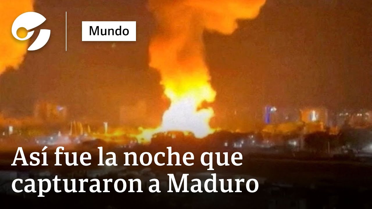 Así se vivieron las explosiones en Venezuela: los videos de la noche en que Trump capturó a Maduro