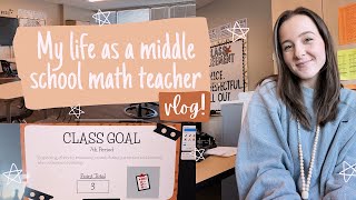 Day in the life of a middle school math teacher! *vlog!*
