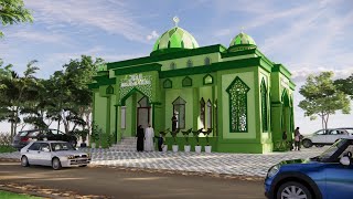 Presentasi 3d animasi proposal pembangunan Masjid Al-Falah Jepara, by partner_3dstudio