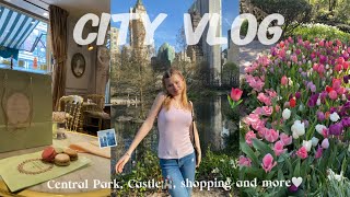 NYC VLOG🏙 Spend the day with me in the city! Central Park🌸, French cafe, shopping +Sephora, and HAUL