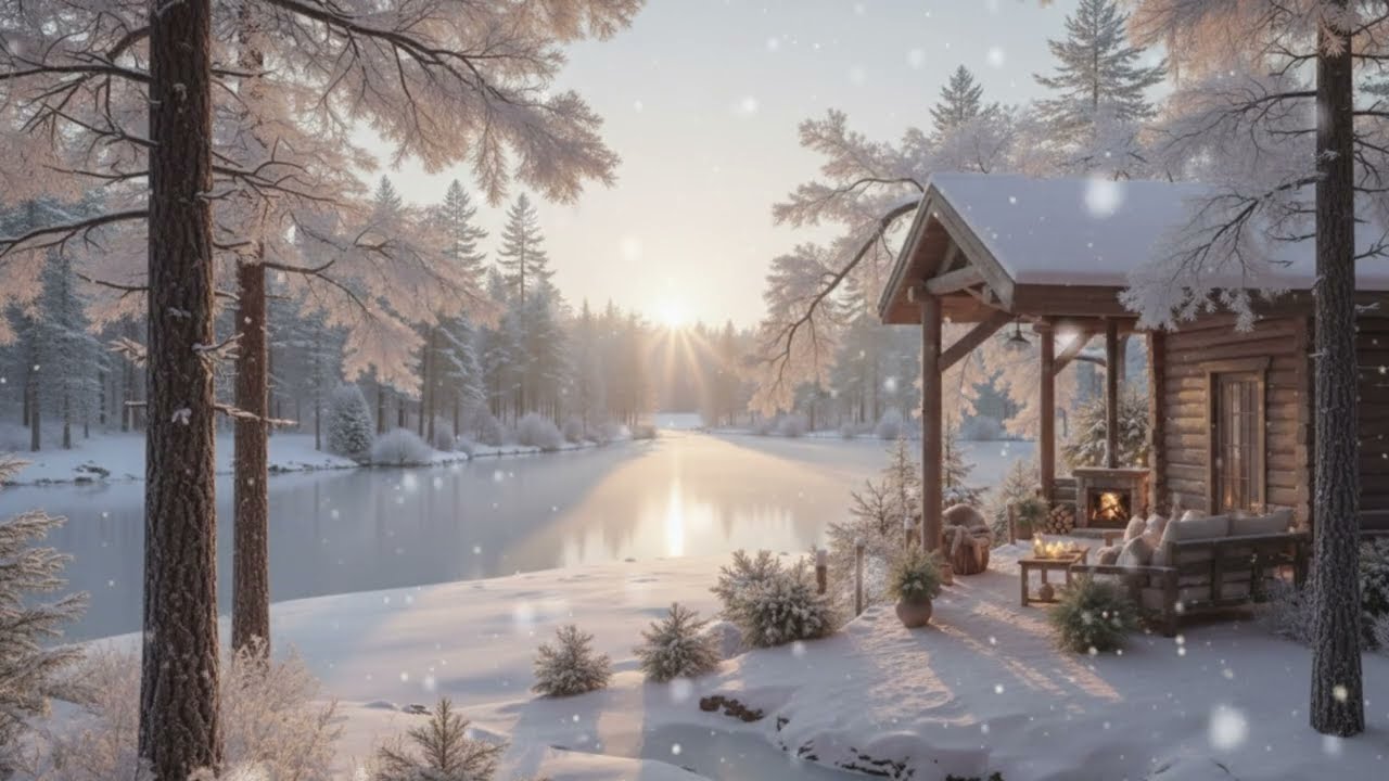Cozy Winter Morning in the Woods ❄️