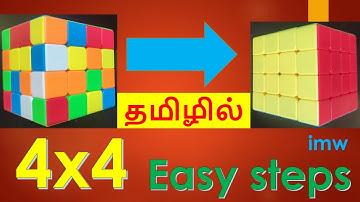 How to solve 4 x 4 Rubik