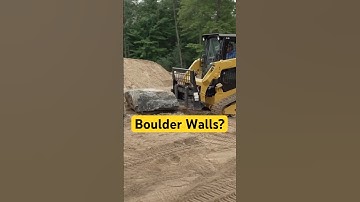 My thoughts on BOULDERS 🪨 #hardscaping #hardscapetraining #landscaping