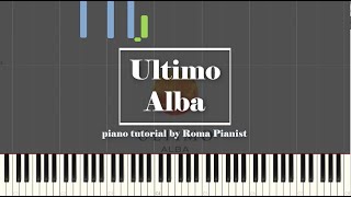 Ultimo - Alba (piano tutorial)