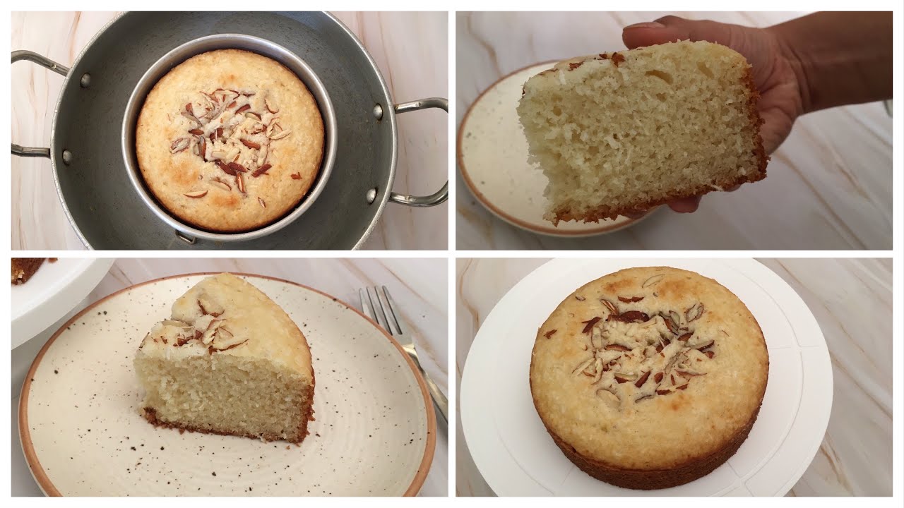 Super Soft EGGLESS Coconut Cake In Kadai| सॉफ्ट स्पंजी नारियल का केक |Coconut Cake Without Oven &Egg | Anyone Can Cook with Dr.Alisha