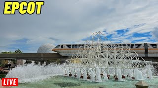 🔴 Live: Epcot Saturday for rides and shows at Walt Disney World 10/25/2025