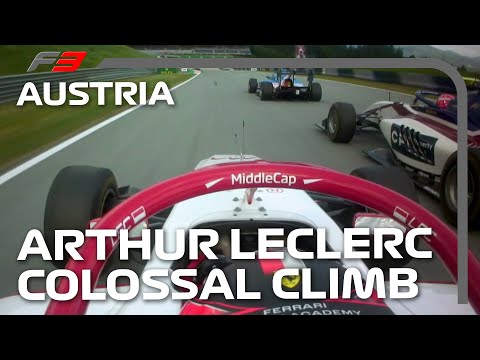 Arthur Leclerc's Colossal Climb Through The Field | 2021 Austrian Grand Prix