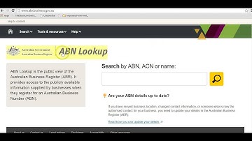 Checking an ABN on the Australian Business Register - Healthy Business Finances