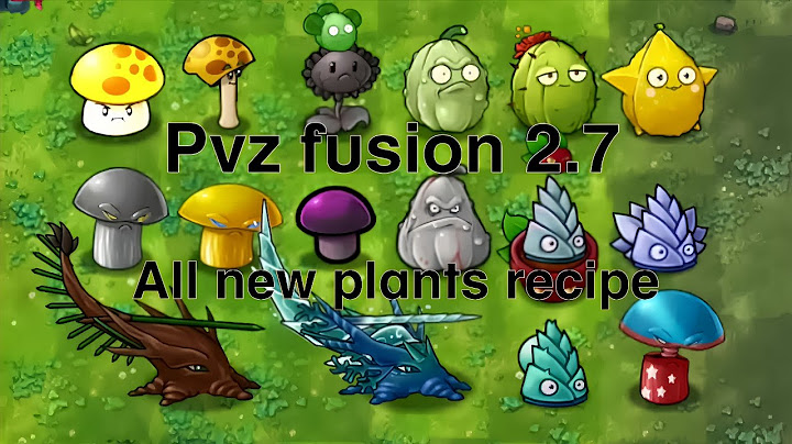 Pvzfusion rh 2.7 big update All new plants and zombies. DOWNLOAD LINK