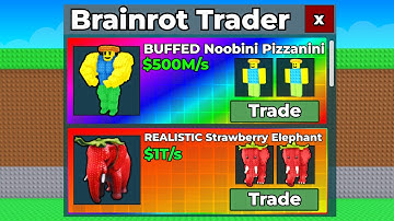 Steal a Brainrot, But The Trader is OVERPOWERED!