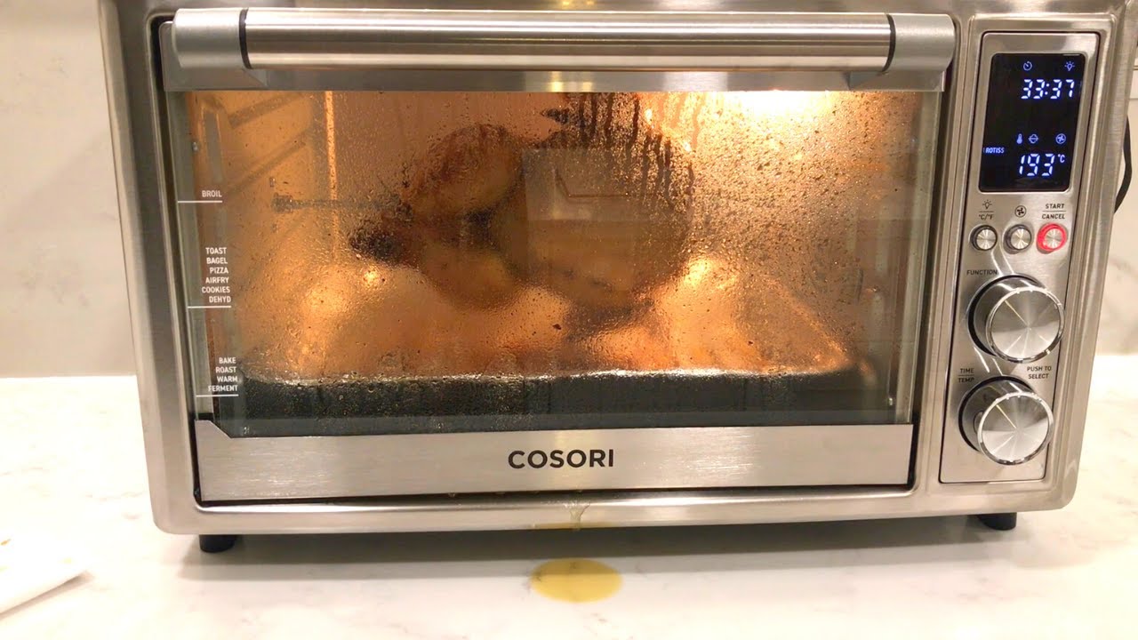 Cosori Toaster Oven Air Fryer CO130-AO-RXS, 32QT Large SS Countertop  Convection Oven, 12-in-1 