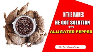 IF YOU USE ALLIGATOR PEPPER THIS MANNER YOU WILL SOLVE THAT CASE