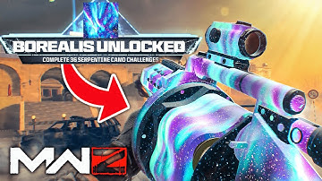 I FINALLY Unlocked BOREALIS CAMO in MW3 Zombies...😍