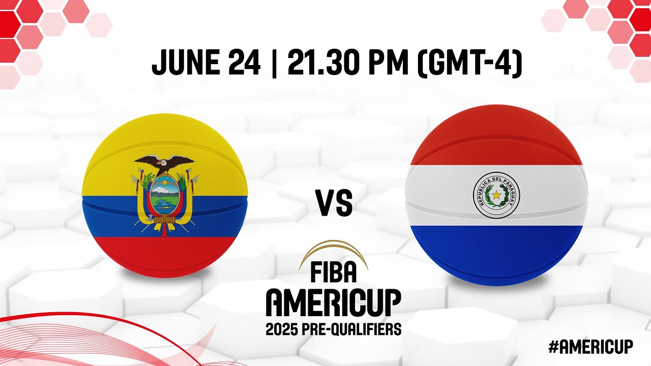 Ecuador v Paraguay | Full Basketball Game | FIBA AmeriCup 2025 Pre