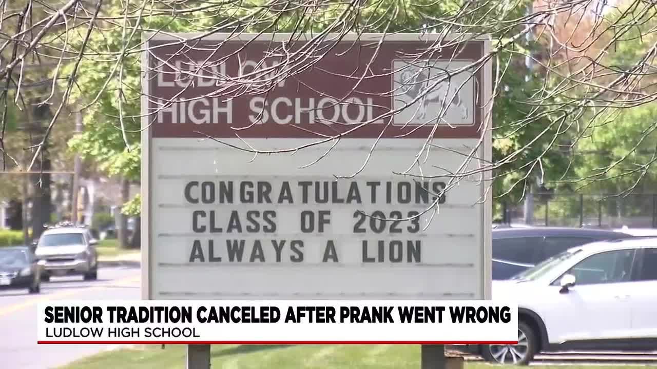 Ludlow High senior tradition cancelled following prank at school
