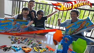 NGANTERIN MIKAEL BERBURU HOTWHEELS LENGKAP DENGAN LINTASANNYA! YUK UNBOXING! | Mikael TubeHD