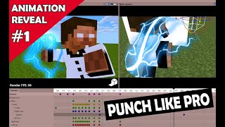 ANIMATION REVEAL TUTORIAL #1 : HOW TO PUNCH LIKE KRMSTUDIOZ : MINECRAFT MONSTER SCHOOL