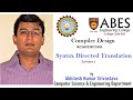 Syntax Directed Translation (SDT) - Lecture 1