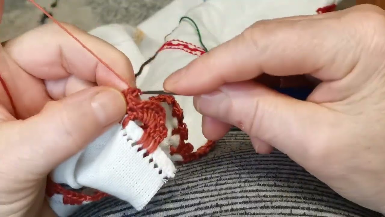 Cum am facut o broderie crosetata #iepopulara
