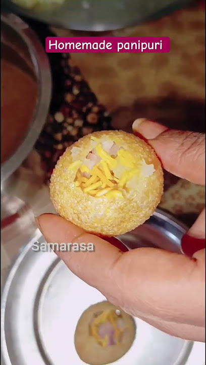 homemade panipuri #youtubeshort #panipuri #samarasa