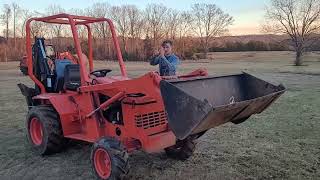 testing out mini Allmand 225 backhoe for a friend