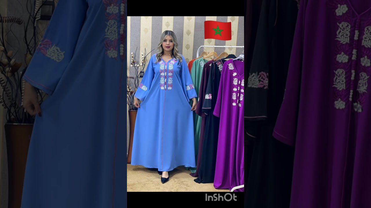 🔥😍جبت لكم عاوتاني اخر ما كاين في #القفطان_المغربي👘❤ الجديد ثم الجديد❤👘