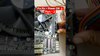 Dead Motherboard Finally ON 😱 | Socket Fix + Full Wiring + Power Test | Part - 2
