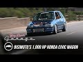 Bisimotos 1000 hp honda civic wagon  jay lenos garage