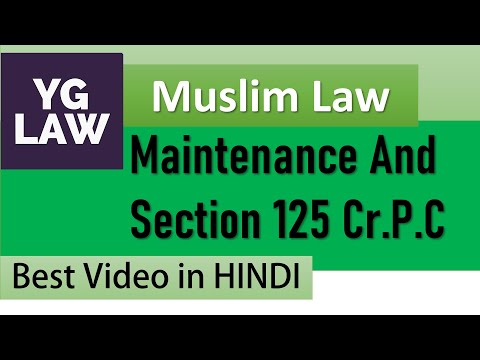 Maintenance Under Muslim