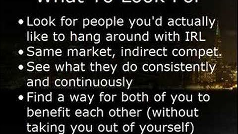 They Real Key to Joint Ventures