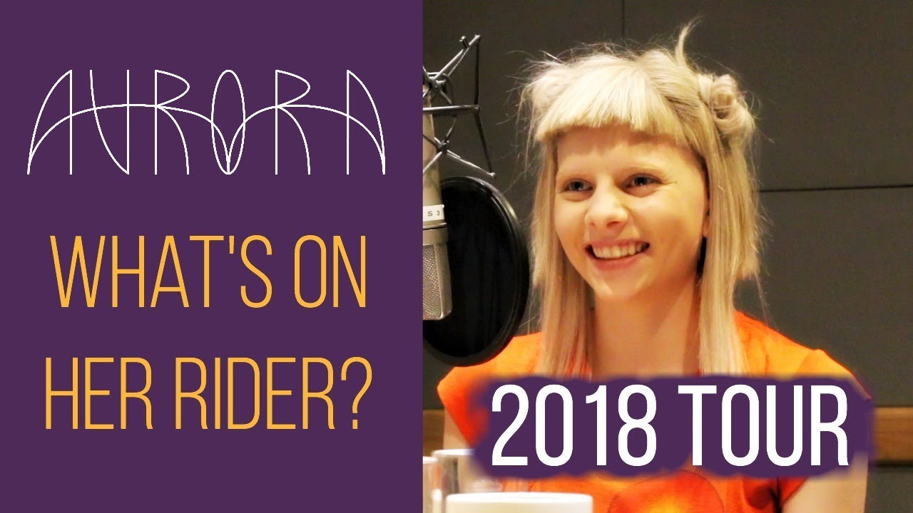 AURORA INTERVIEW : 2018 Tour & What's On Her Rider - YouTube