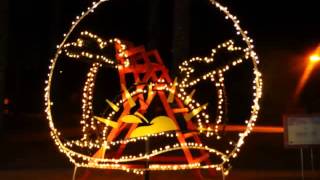 Annual Jacksonville Beach LifeGuard Chair Christmas Lights sponsored by Local Vendors.