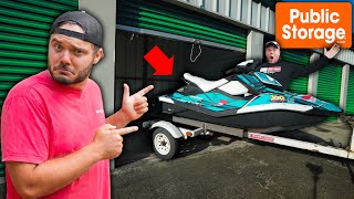 I Bought An ABANDONED Storage Unit and Found A NEW JET SKI 