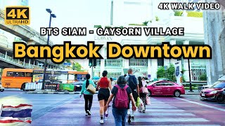 [4K HDR] Bangkok Downtown March 2024 | Thailand Street Walk