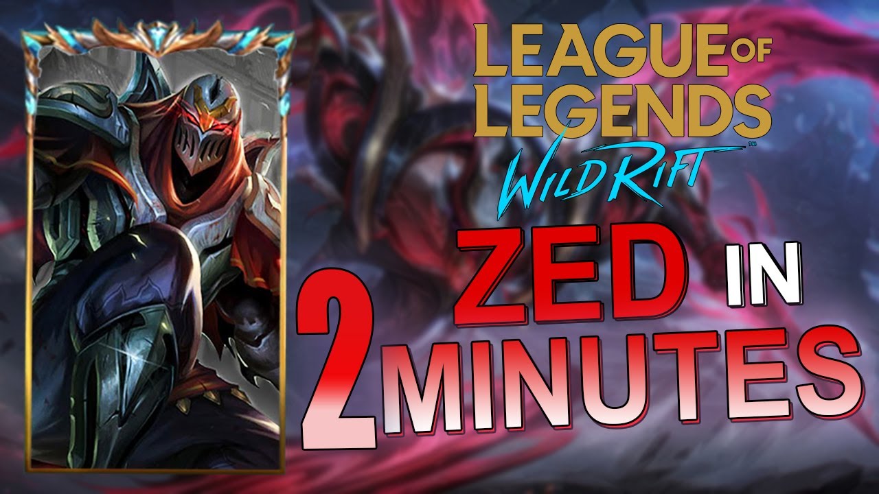 Zed Guide ZED in 2 MINUTES! Zed Guide, Combos, Runes & Build 💥 - YouTube