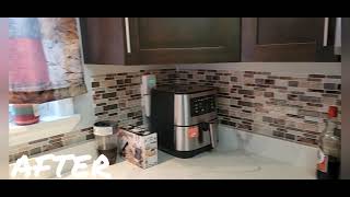 Vamos 3D wall tile from amazon installed in one hour