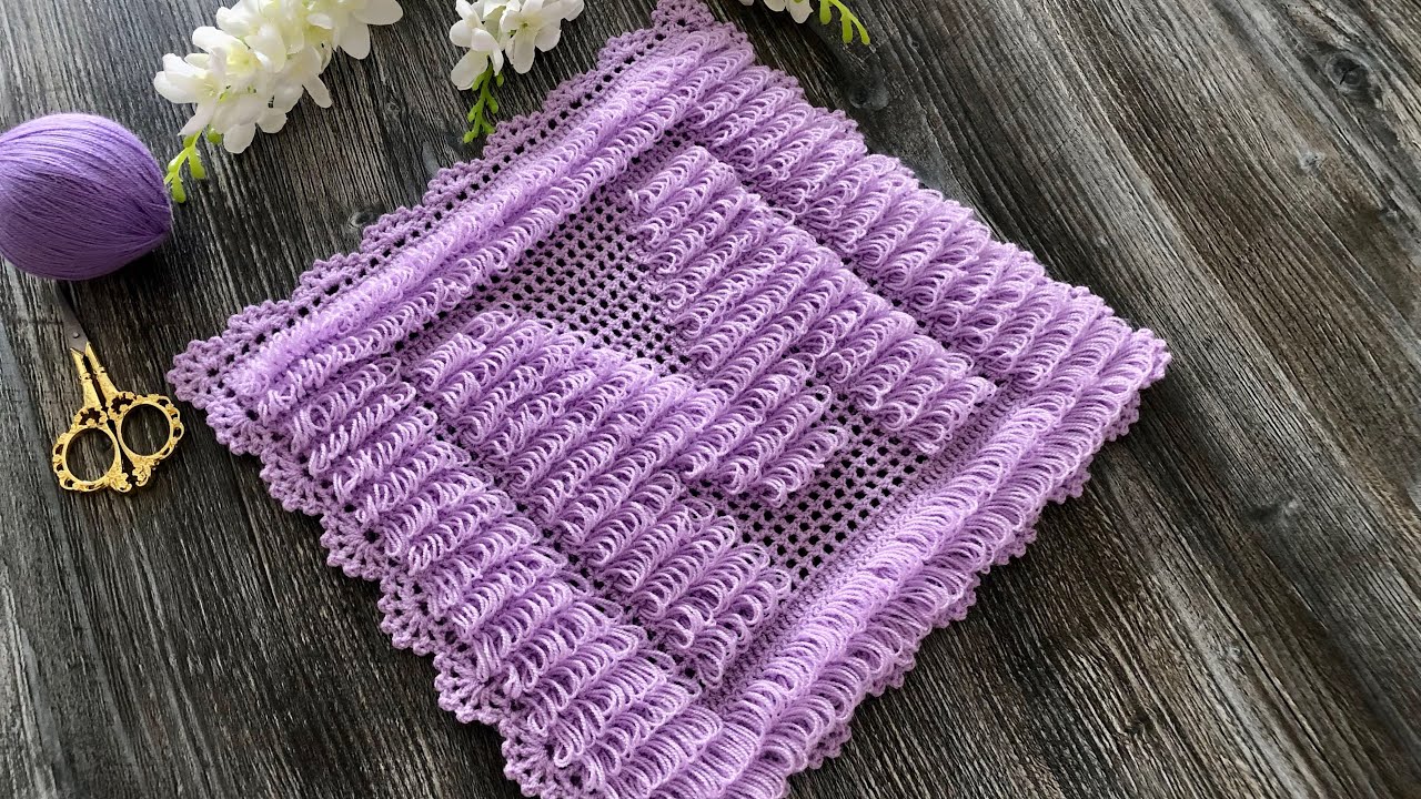 Daha güzel olamazdi 🌸M Harfli Kare Püsküllü Lif Yapimi