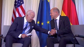 26.06.2022 - Olaf Scholz & Joe Biden - G7 Germany