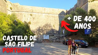 Visitamos o Castelo de São Filipe em Setúbal Portugal