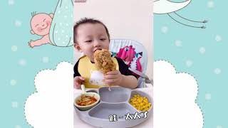 Baby Very Happy Eating Food by TOP BABIES 623 views 3 years ago 3 minutes, 6 seconds